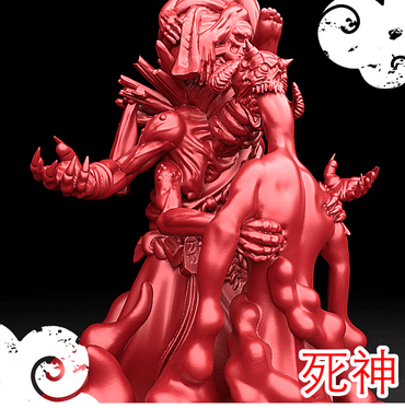 3D Printed Bestiary Vol. 5 Nafarrate - Shinigami 32mm Ragnarok D&D (Online Only)