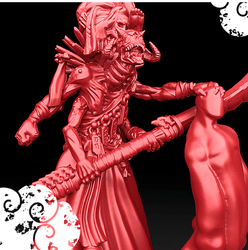 3D Printed Bestiary Vol. 5 Nafarrate - Shinigami 32mm Ragnarok D&D (Online Only)