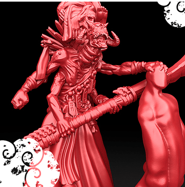 3D Printed Bestiary Vol. 5 Nafarrate - Shinigami 32mm Ragnarok D&D (Online Only)