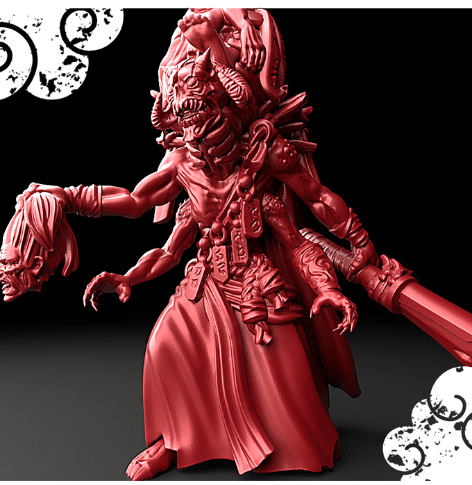 3D Printed Bestiary Vol. 5 Nafarrate - Shinigami 32mm Ragnarok D&D (Online Only)