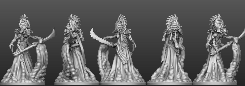 3D Printed Bestiary Vol. 5 Nafarrate - Shinigami 32mm Ragnarok D&D (Online Only)