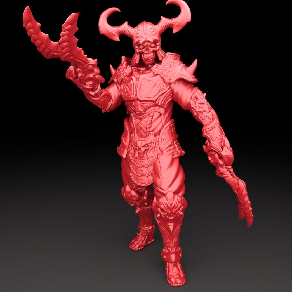 3D Printed Bestiary Vol. 5 Nafarrate - Skull Rogue 32mm Ragnarok D&D (Online Only)