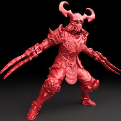 3D Printed Bestiary Vol. 5 Nafarrate - Skull Rogue 32mm Ragnarok D&D (Online Only)
