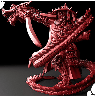 3D Printed Bestiary Vol. 5 Nafarrate - Susanoo 32mm Ragnarok D&D (Online Only)