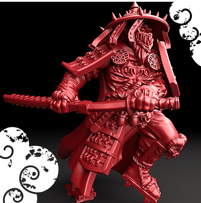 3D Printed Bestiary Vol. 5 Nafarrate - Susanoo 32mm Ragnarok D&D (Online Only)