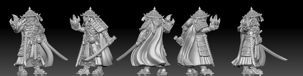 3D Printed Bestiary Vol. 5 Nafarrate - Susanoo 32mm Ragnarok D&D (Online Only)