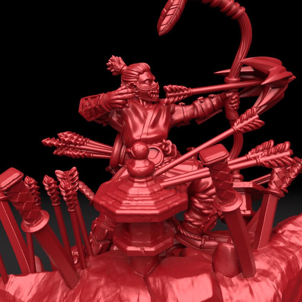 3D Printed Bestiary Vol. 5 Nafarrate - Tsukuyomi 32mm Ragnarok D&D (Online Only)