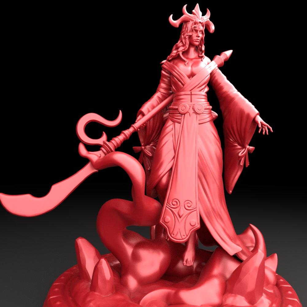 3D Printed Bestiary Vol. 5 Nafarrate - Yuki Ona 32mm Ragnarok D&D (Online Only)