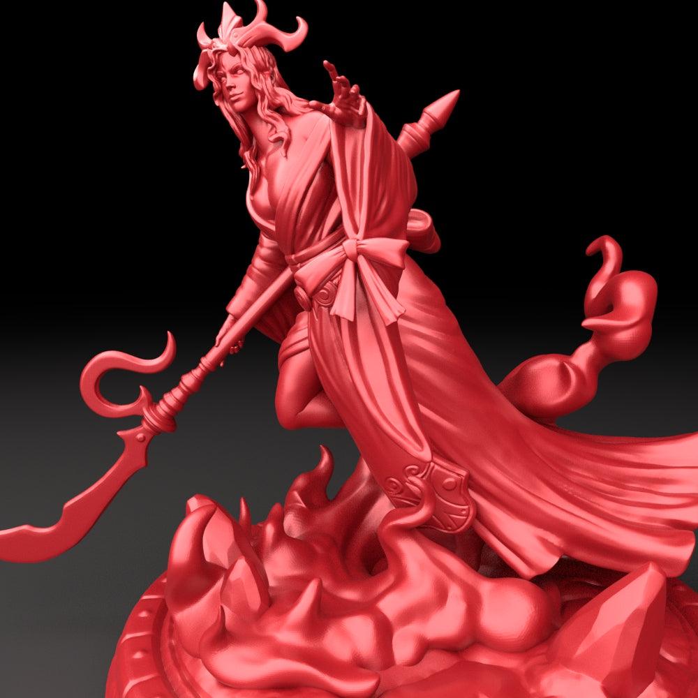 3D Printed Bestiary Vol. 5 Nafarrate - Yuki Ona 32mm Ragnarok D&D (Online Only)