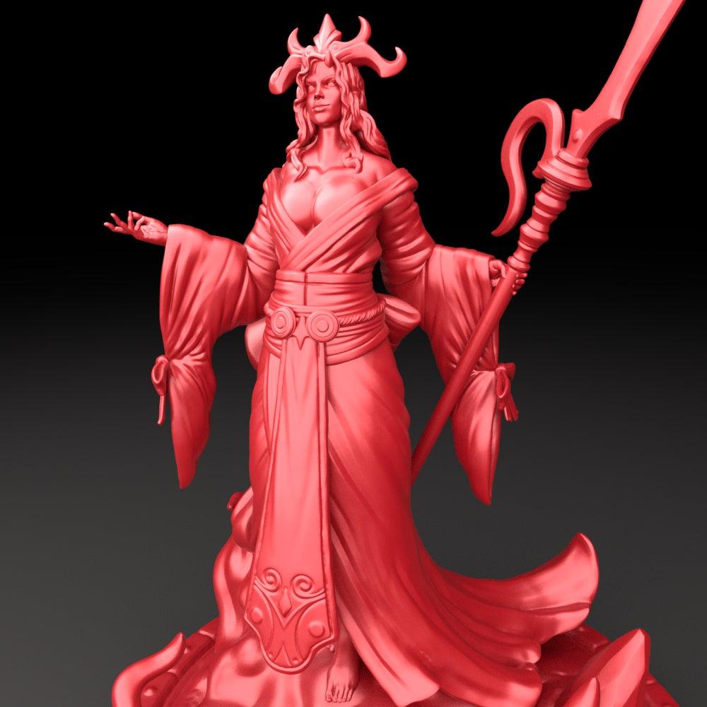 3D Printed Bestiary Vol. 5 Nafarrate - Yuki Ona 32mm Ragnarok D&D (Online Only)