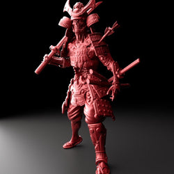 3D Printed Bestiary Vol. 5 Nafarrate - Zombie Samurai 32mm Ragnarok D&D (Online Only)