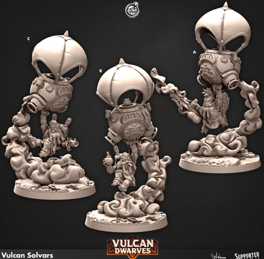 3D Printed Cast n Play 685 Vulcan Solvars Vulcan Dwarves Set 28mm 32mm D&D (Online Only)