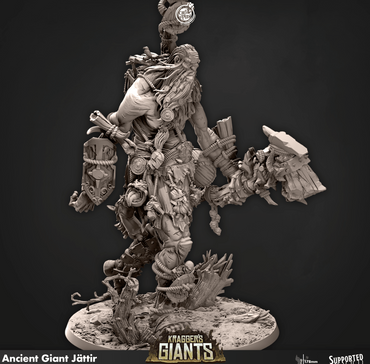 3D Printed Cast n Play 689 Ancient Giant Jattir Kragger's Giants Set 28mm 32mm D&D (Online Only)