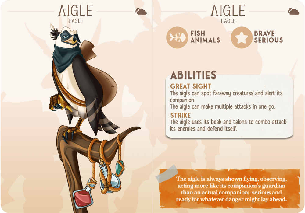 3D Printed Cast n Play Aigle - Eagle Companions 28mm 32mm D&D (Online Only)