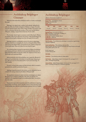 3D Printed Cast n Play Archbishop Belphegor Cleanser Church of Wrath 28mm 32mm D&D (Online Only)