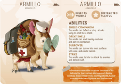 3D Printed Cast n Play Armillo - Armadillo Companions 28mm 32mm D&D (Online Only)