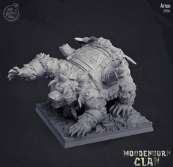 3D Printed Cast n Play Artan Warbear Woodenhorn Clan 28mm 32mm D&D (Online Only)