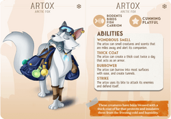3D Printed Cast n Play Artox - The Arctic Fox Companions 28mm 32mm D&D (Online Only)