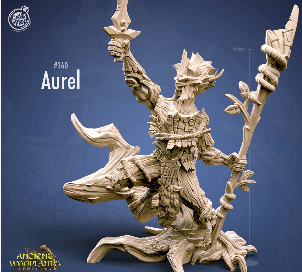 3D Printed Cast n Play Aurel Ancients Woodlands Collections 28mm 32mm D&D (Online Only)