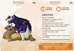 3D Printed Cast n Play Badgg - Badger Companions 28mm 32mm D&D (Online Only)