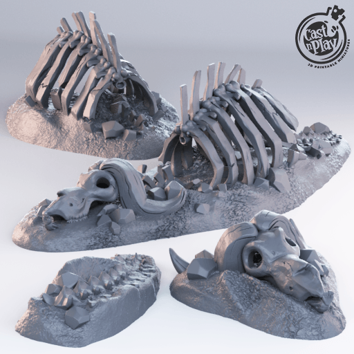 3D Printed Cast n Play - Beast Graveyard 28mm 32mm D&D (Online Only)