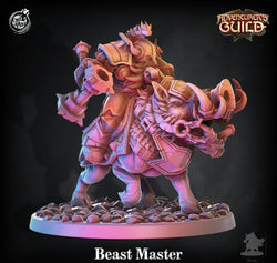3D Printed Cast n Play Beast Master Adventurer's Guild 28mm 32mm D&D (Online Only)