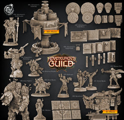 3D Printed Cast n Play Beast Master Adventurer's Guild 28mm 32mm D&D (Online Only)