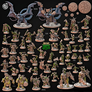 3D Printed Cast n Play Blood Shaman Iron Skull Orcs 28mm 32mm D&D (Online Only)