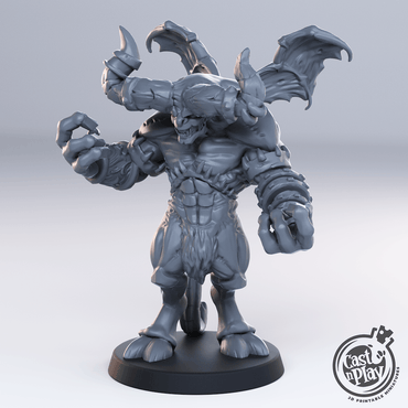 3D Printed Cast n Play Bull Demon 28mm 32mm D&D (Online Only)