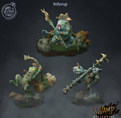 3D Printed Cast n Play Bullywugs Swamp Collection 28mm 32mm D&D (Online Only)