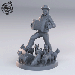 3D Printed Cast n Play Carl Finch 28mm 32mm D&D (Online Only)