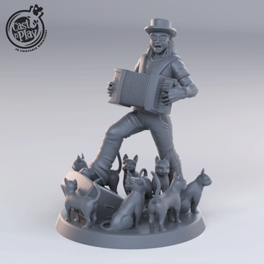 3D Printed Cast n Play Carl Finch 28mm 32mm D&D (Online Only)