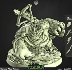 3D Printed Cast n Play Ciocan Mire Prince Mire Volktoads Set 28mm 32mm D&D (Online Only)