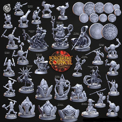 3D Printed Cast n Play Construct Legion Hitters Sorcerers Council 28mm 32mm D&D (Online Only)