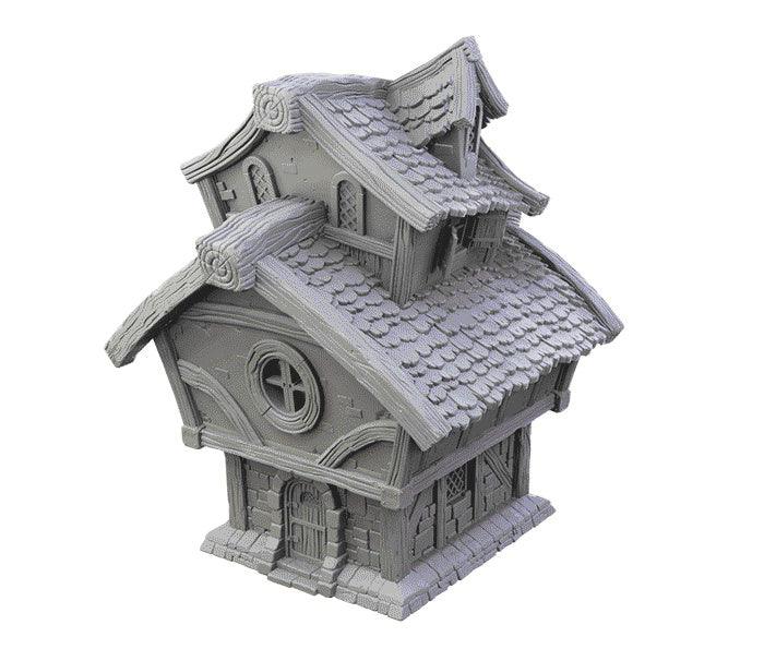 3D Printed Cast n Play Cottage Small Medival House Thamarya 28mm 32mm D&D (Online Only)