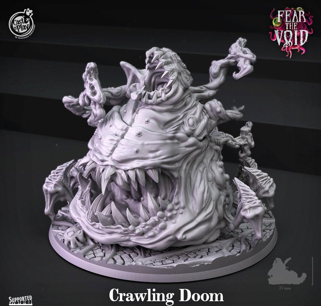 3D Printed Cast n Play Crawling Doom Fear the Void 28mm 32mm D&D (Online Only)