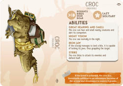 3D Printed Cast n Play Croc - The Crocodile Companions 28mm 32mm D&D (Online Only)