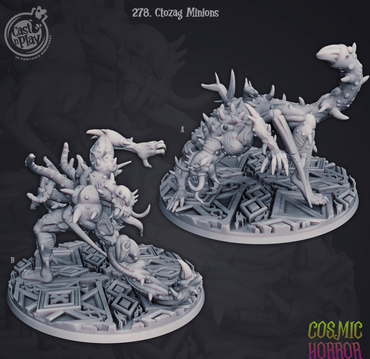 3D Printed Cast n Play Ctozag Minions Cosmic Horrors 28mm 32mm D&D (Online Only)