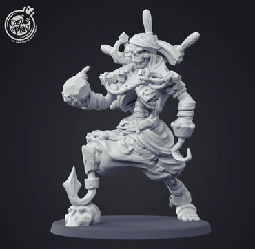 3D Printed Cast n Play Cursed Pirate Crew 28mm 32mm D&D (Online Only)