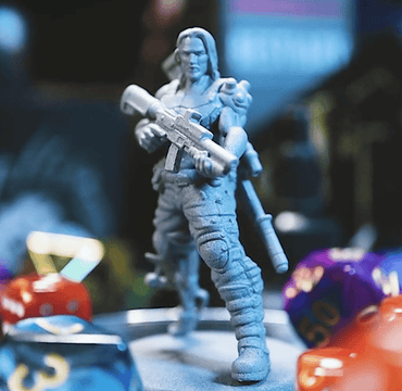3D Printed Cast n Play Cyborg Human Insane Inventions 28mm 32mm D&D (Online Only)