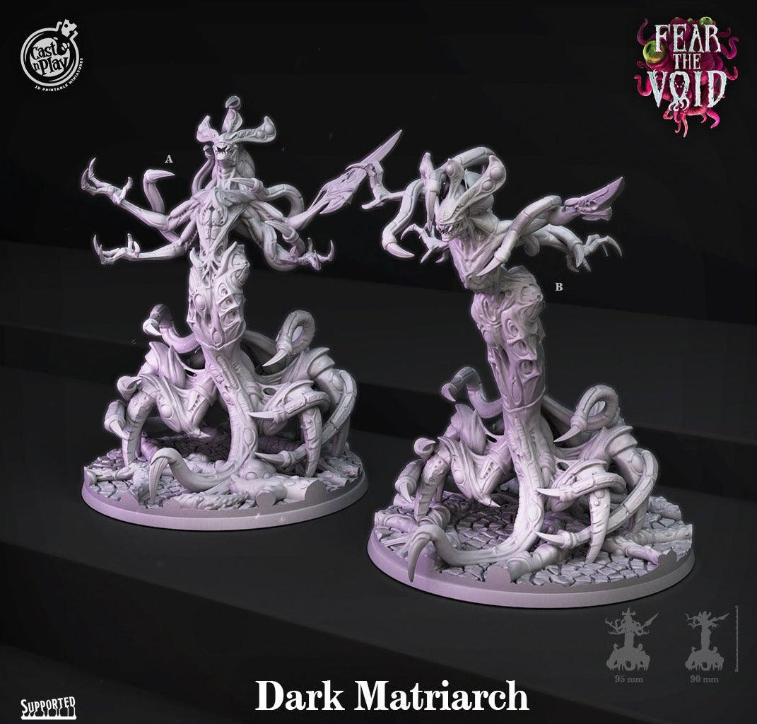 3D Printed Cast n Play Dark Matriarch Fear the Void 28mm 32mm D&D (Online Only)