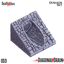 3D Printed Cast n Play Death x Tiles - Stairs Ramp Set 28mm 32mm D&D (Online Only)