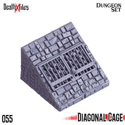 3D Printed Cast n Play Death x Tiles - Stairs Ramp Set 28mm 32mm D&D (Online Only)