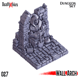 3D Printed Cast n Play Death x Tiles - Straight Walls Set 28mm 32mm D&D (Online Only)