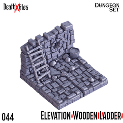 3D Printed Cast n Play Death x Tiles - Straight Walls Set 28mm 32mm D&D (Online Only)