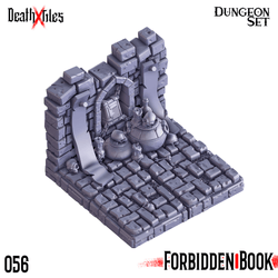 3D Printed Cast n Play Death x Tiles - Straight Walls Set 28mm 32mm D&D (Online Only)