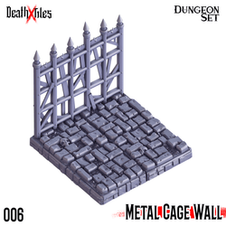 3D Printed Cast n Play Death x Tiles - Straight Walls Set 28mm 32mm D&D (Online Only)