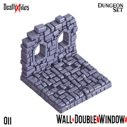 3D Printed Cast n Play Death x Tiles - Straight Walls Set 28mm 32mm D&D (Online Only)