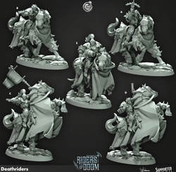 3D Printed Cast n Play Deathriders Riders of Doom Set 28mm 32mm D&D (Online Only)