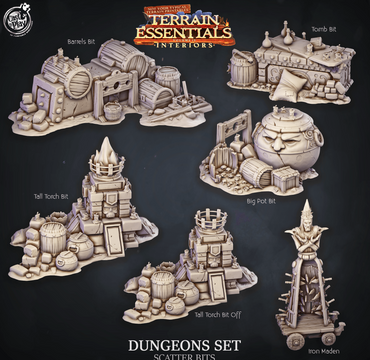 3D Printed Cast n Play Dungeons Scatter Bits Terrain Essentials 28mm 32mm D&D (Online Only)